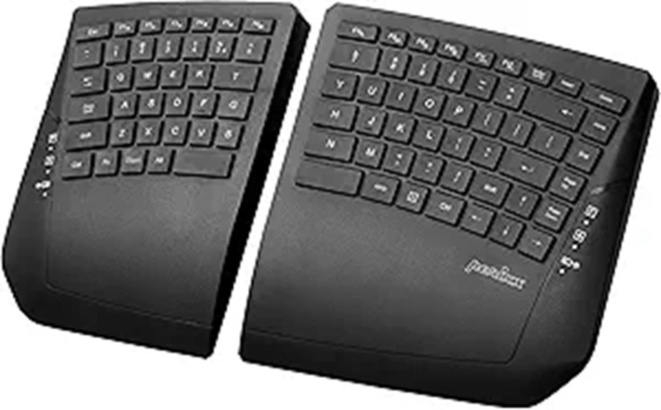 Perixx PERIBOARD-624B Wireless Ergonomic Split Keyboard