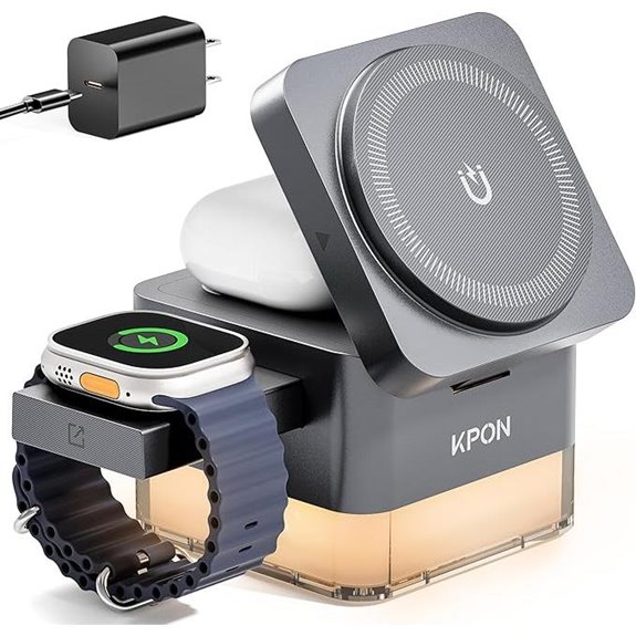 KPON 3-in-1 Wireless Charging Dock for iPhone