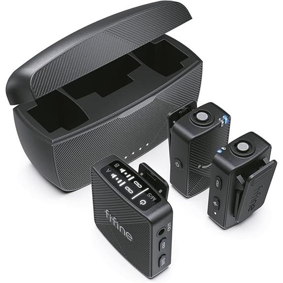 FIFINE Wireless Lavalier Microphone 2-Pack for Vlogging