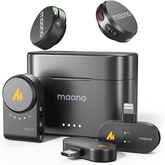 Maono Wireless Lavalier Microphone for Devices