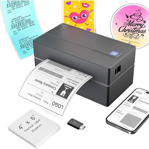 Bluetooth Thermal Label Printer for Small Business