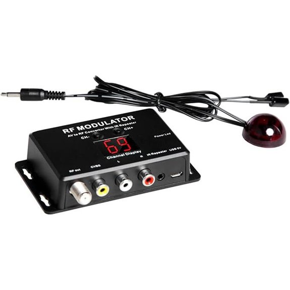 RF Modulator with IR Repeater for Home Theater