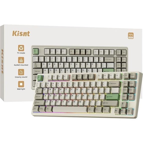 Wireless Mechanical Keyboard with RGB Backlit