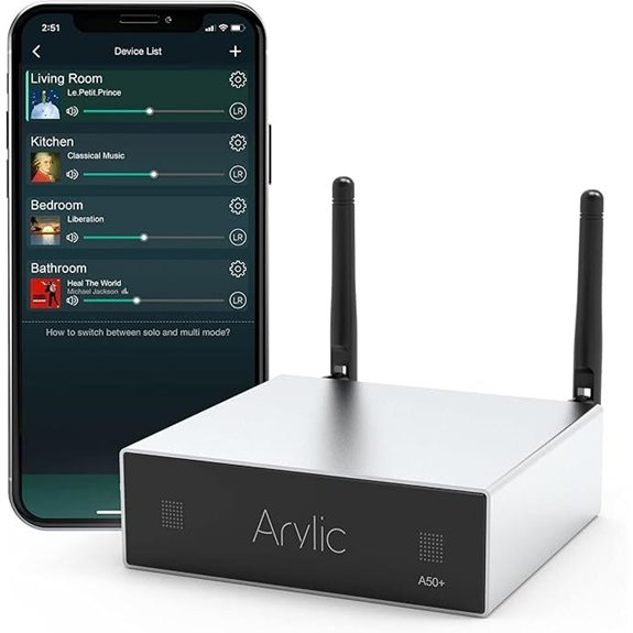 Arylic Up2stream A50+ Stereo Amplifier with WiFi