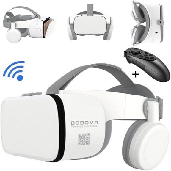 VR Headset with Bluetooth for iPhone & Samsung Galaxy