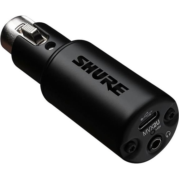 Shure MVX2U XLR-to-USB Audio Interface with Headphone