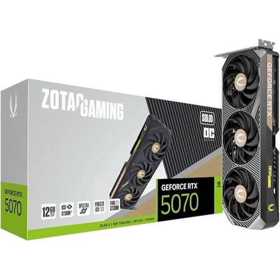 ZOTAC Gaming GEFORCE 5070 Solid OC 12GB 192BITS GDDR7 GPU - ZT-B50700J-10P