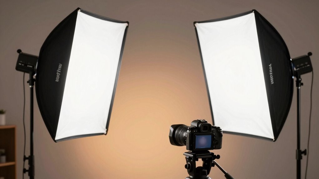 adjustable portable lighting setup