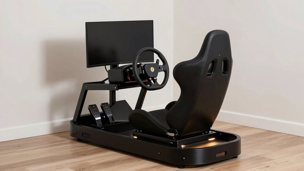 compact sim racing cockpits