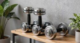 compact space saving dumbbells
