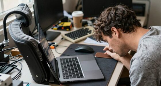 desk ergonomics neck pain