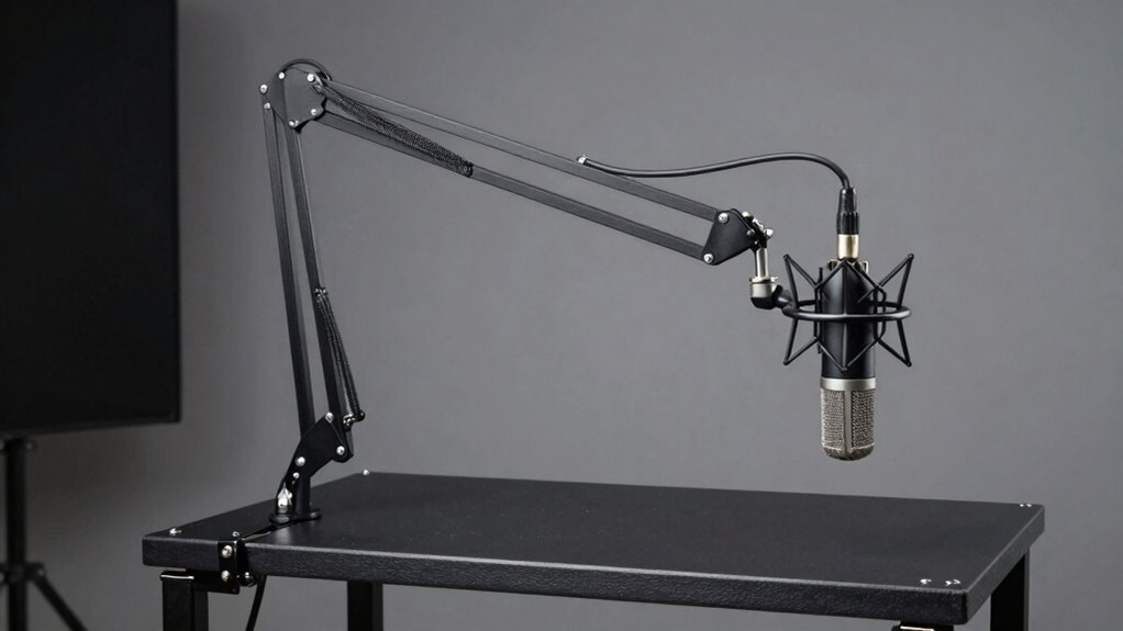 heavy microphone boom considerations