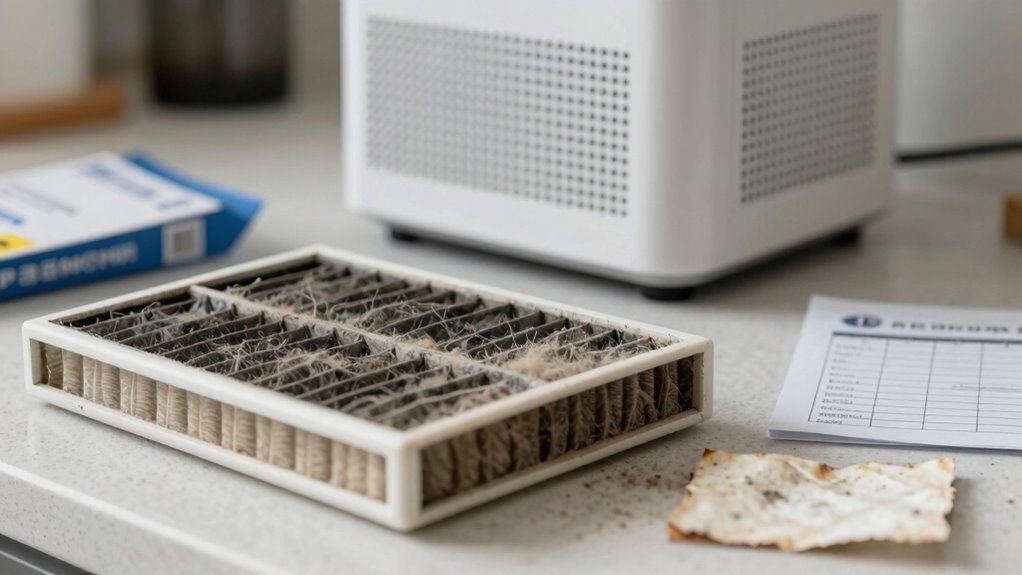 incorrect filter replacement schedule