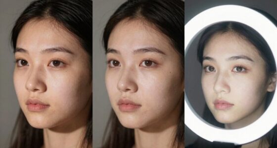 lighting comparison for flattering
