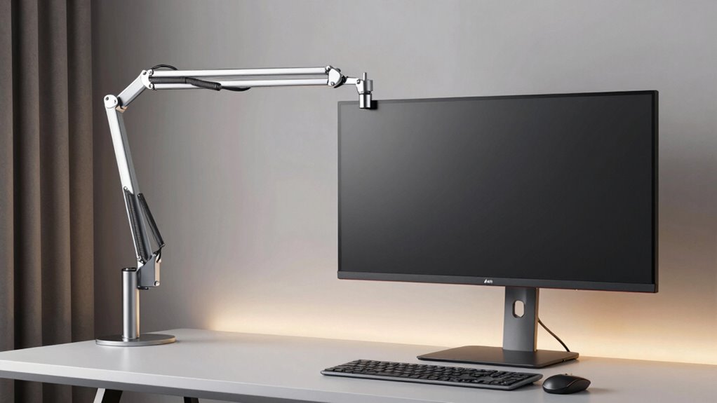 monitor arm compatibility and features
