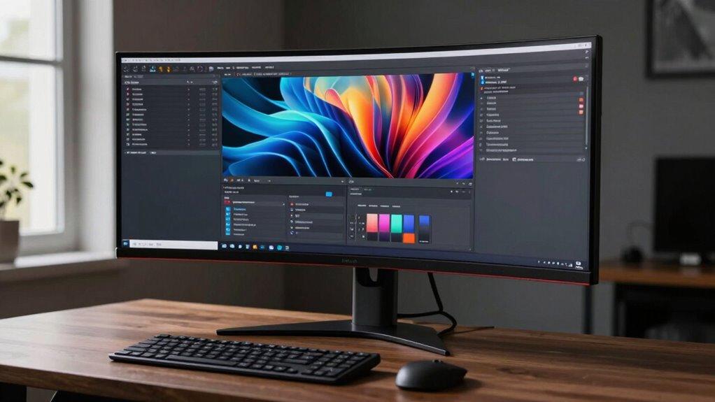 monitor features for work