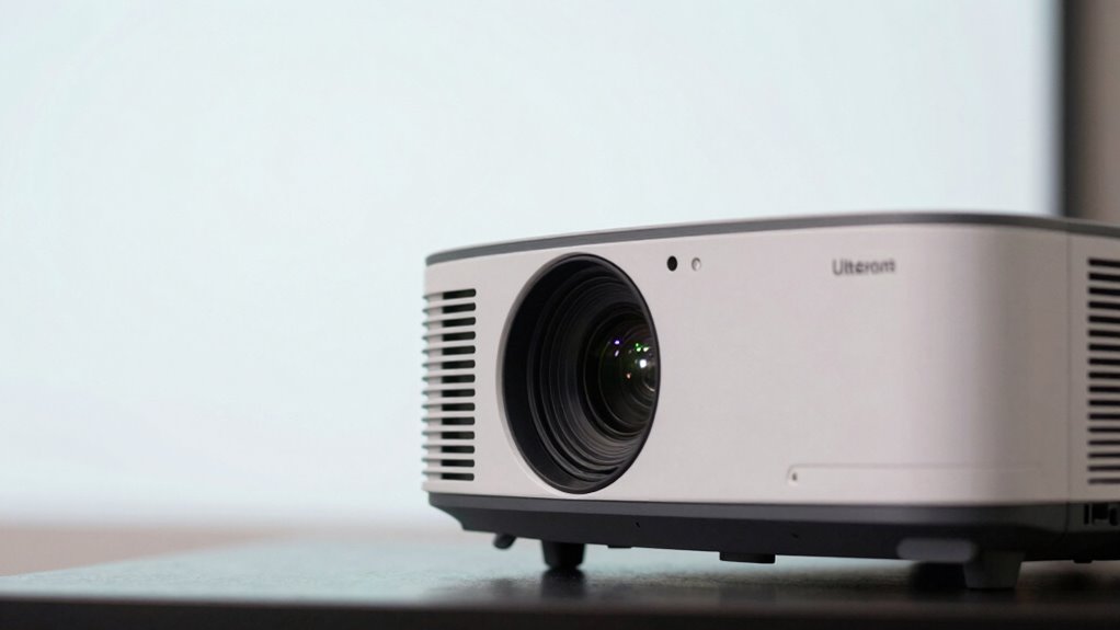 optimal projector placement and lighting