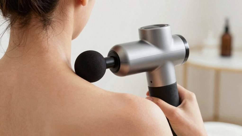 proper massage gun technique