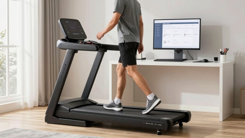 spacious stable quiet treadmill