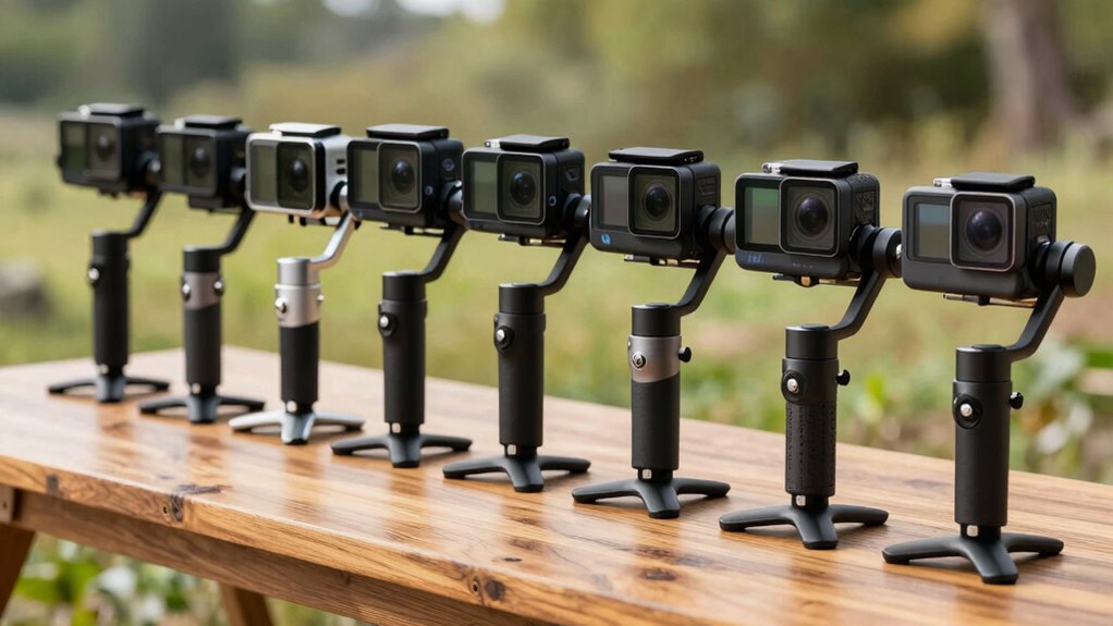 top action camera gimbals