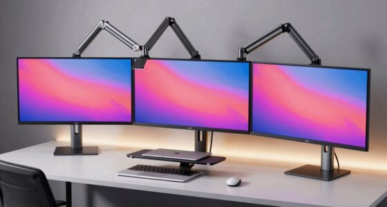 top dual monitor arms