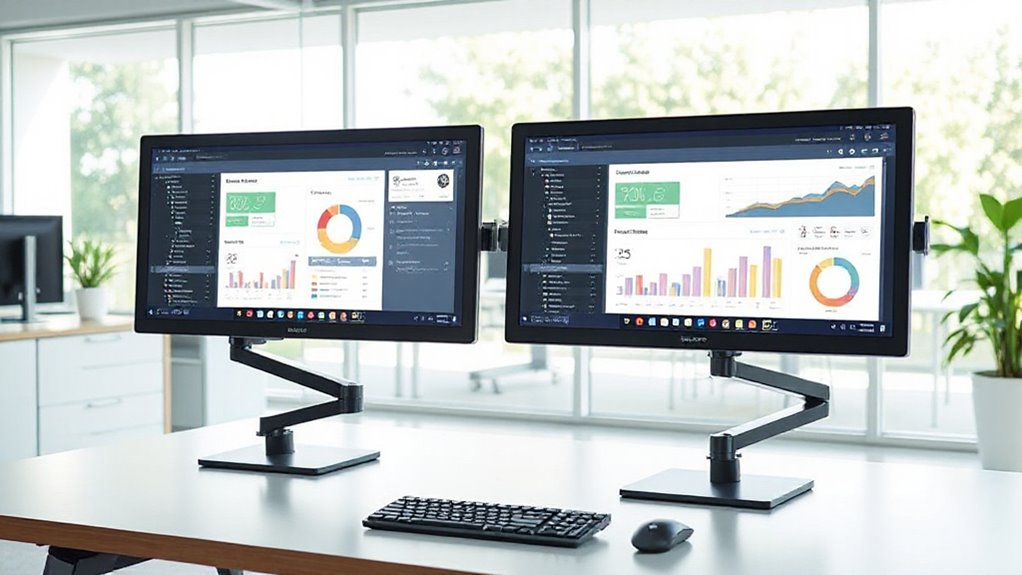 top dual monitor stands