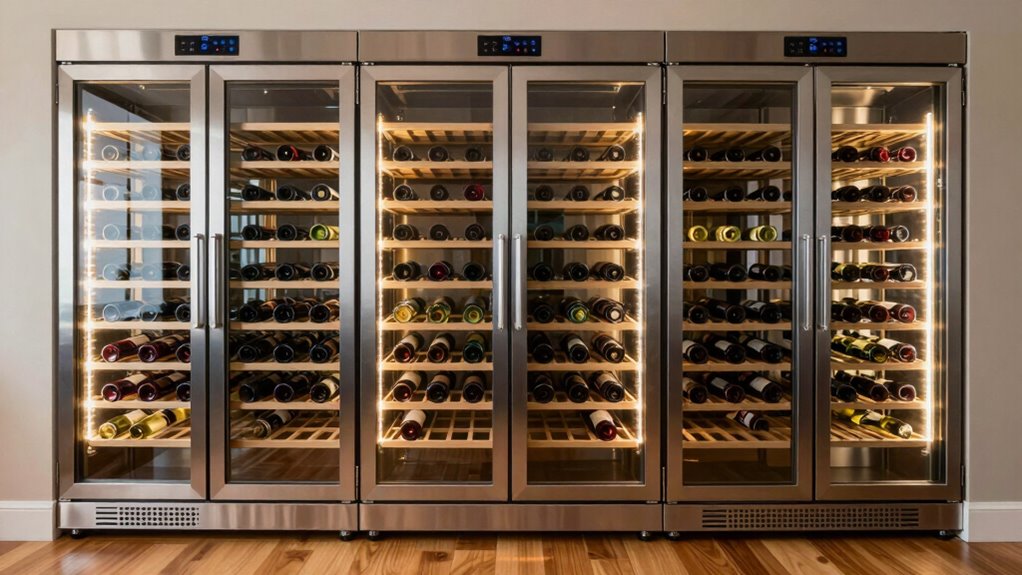 top dual zone wine fridges