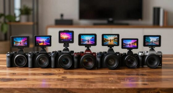 top flip screen vlogging cameras