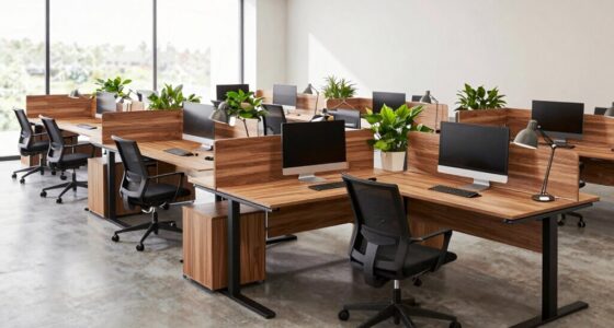 top l shaped standing desks