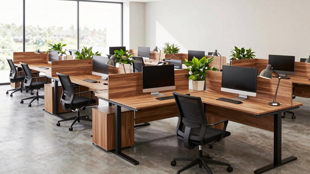 top l shaped standing desks