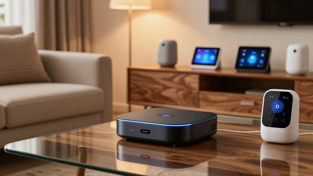 top matter device hubs