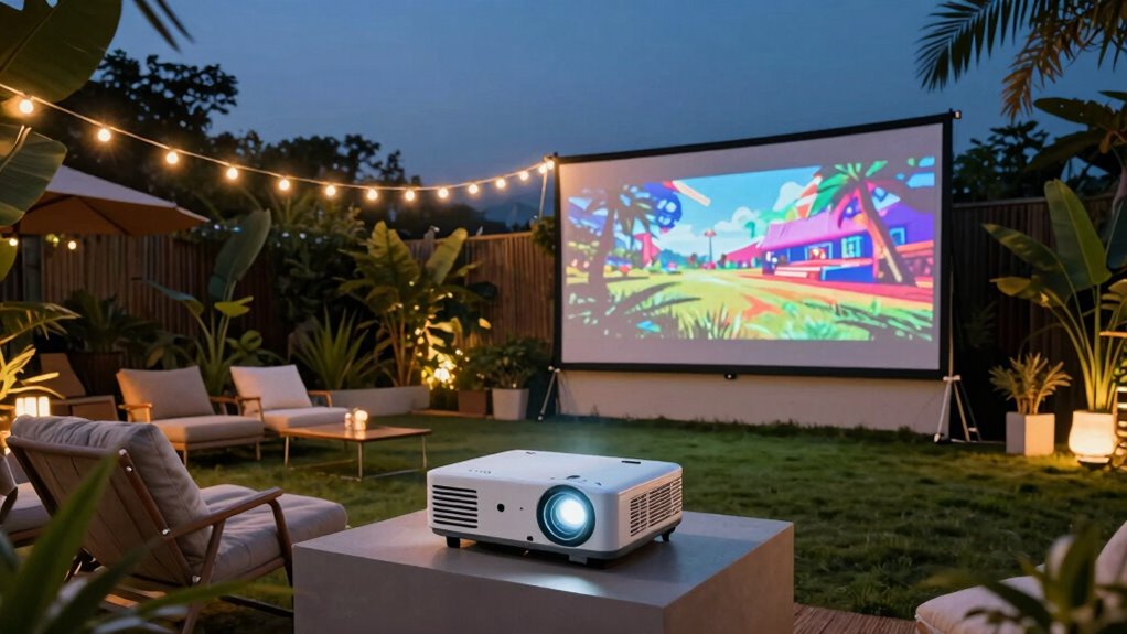 top outdoor 4k projectors
