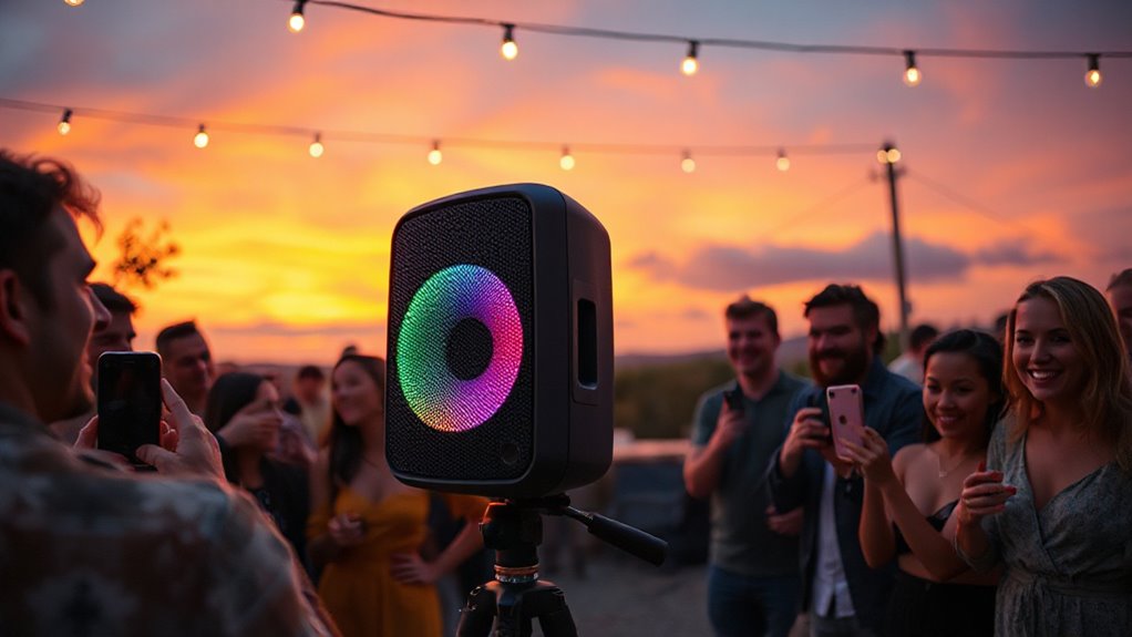 top party portable speakers