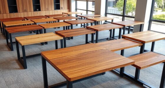 top solid wood standing desks