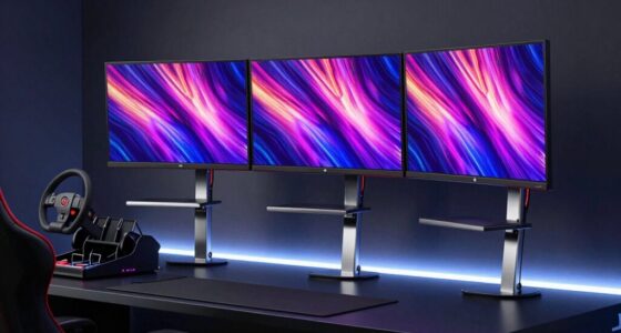 top triple monitor stands