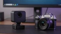 webcam versus mirrorless streaming