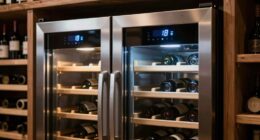wine storage temperature options