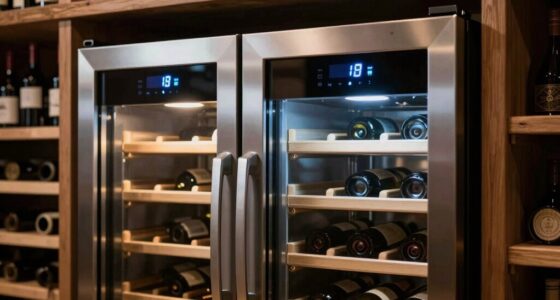 wine storage temperature options