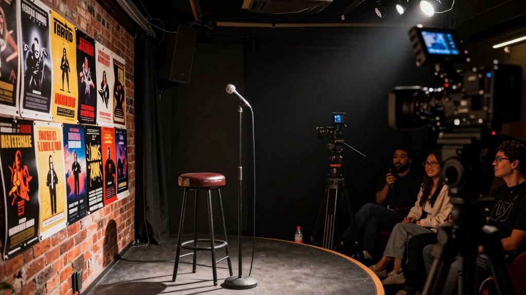 behind the scenes comedy production