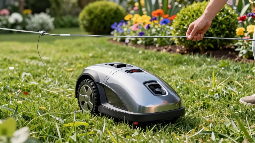 efficient quiet lawn maintenance