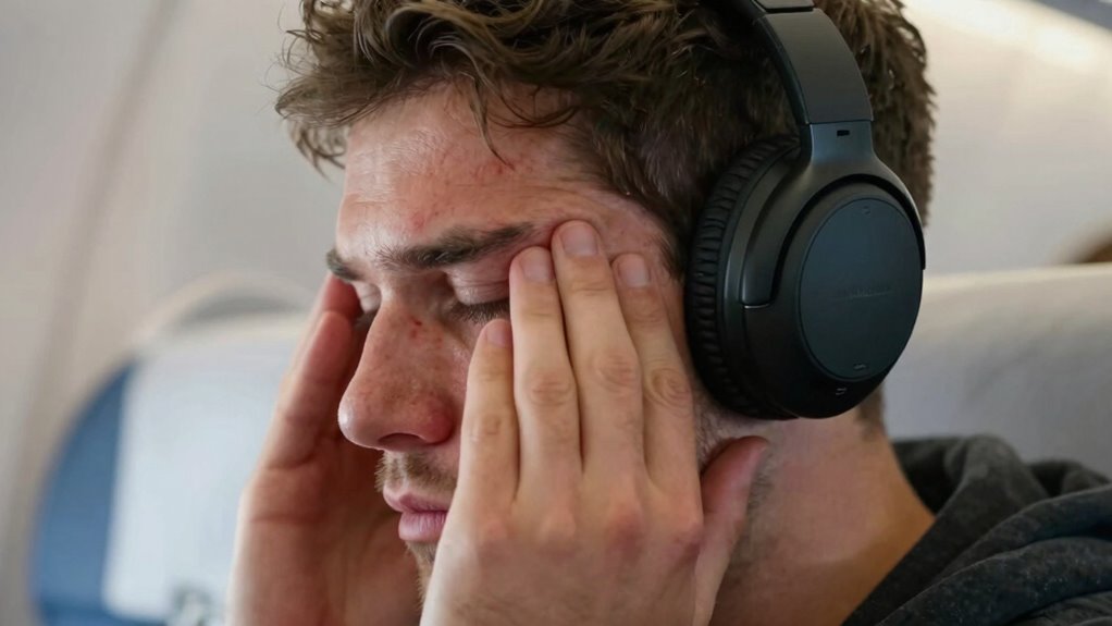 headphones cause pressure fatigue
