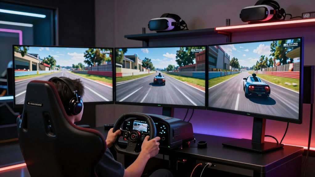 immersive hardware dependent racing