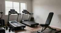 inefficient home gym setup