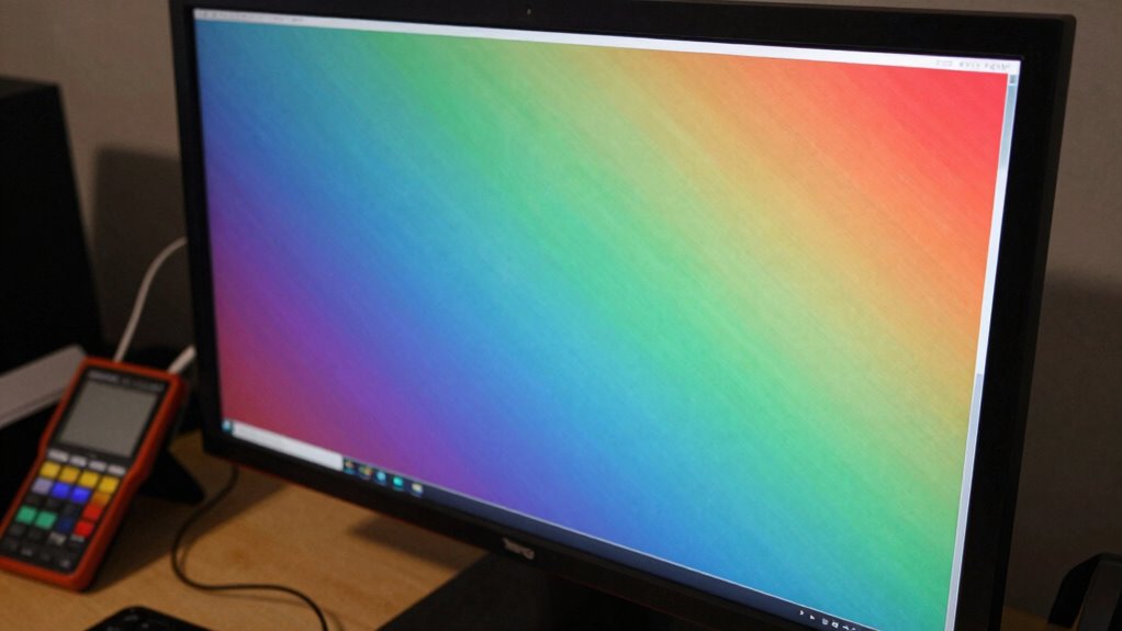 initial calibration improves display quality