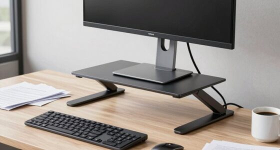 monitor stands occupy space
