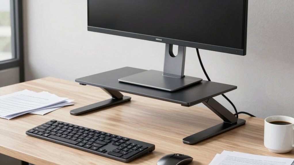 monitor stands occupy space
