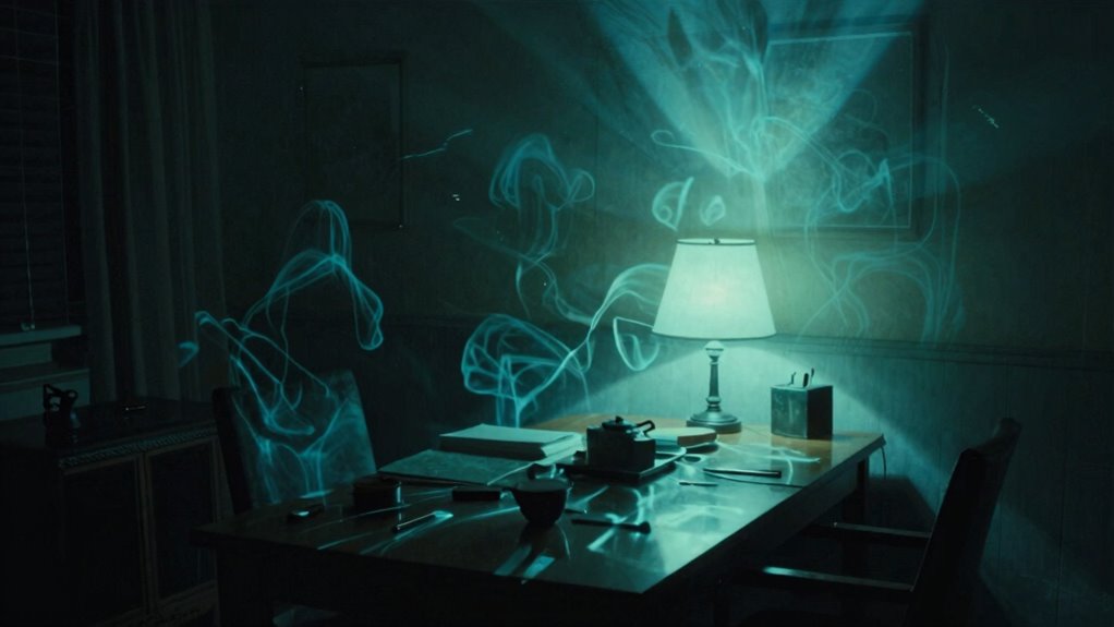 night vision with strange lights