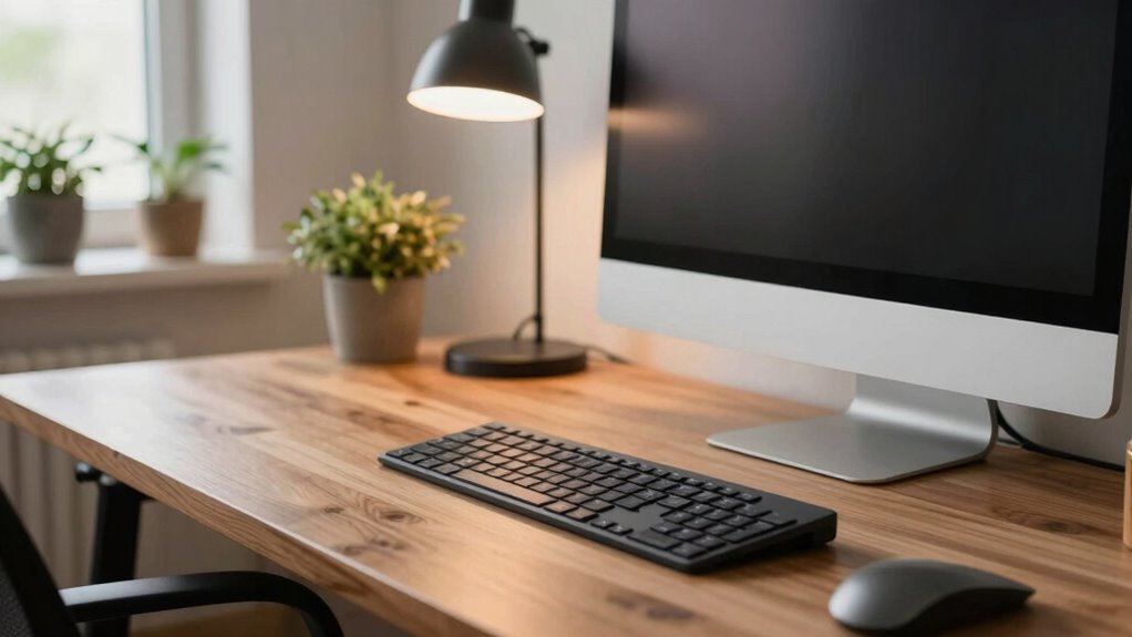 optimal desk height setup