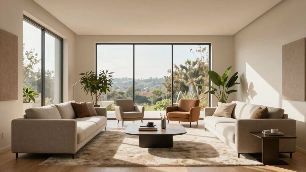 optimized furniture and acoustics