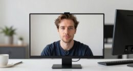 poor webcam framing technique
